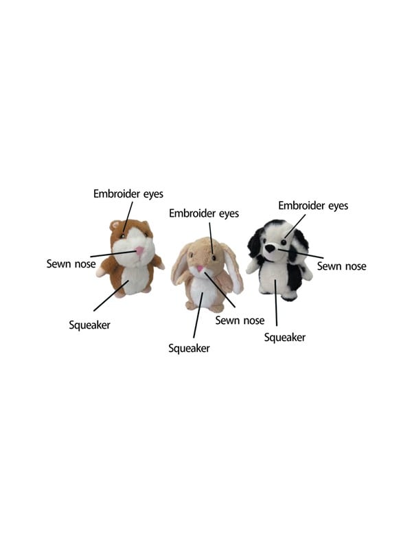 Party Pets Mix Ilder Kanin Dalmatiner 18 Cm