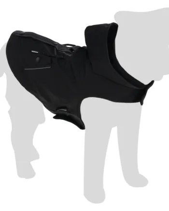 Regnjakke Til Hund  Toto Black 30-50 Cm