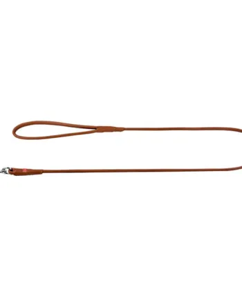 Rundsyet Førerline   Læder  Brun  122 Cm   10 Mm