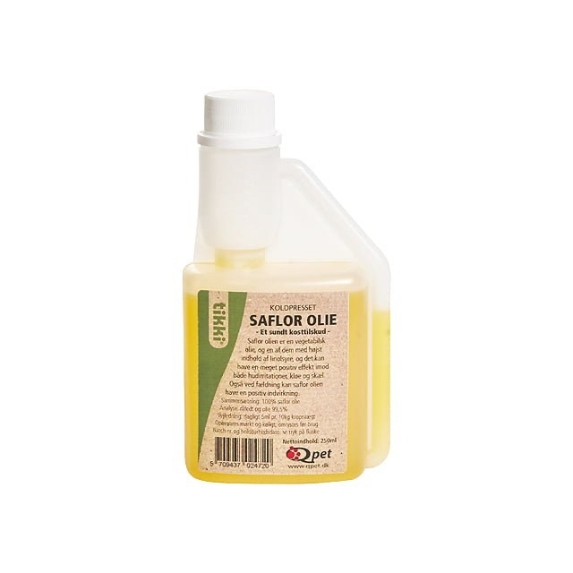 Saflorolie Til Hund Og Kat  250 Ml