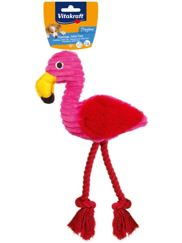 Vitakraft Dog Toy Safari Flamingo 30 Cm