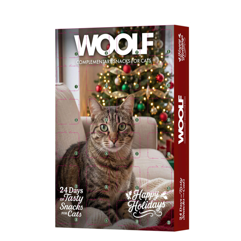 Woolf Julekalender Til Kat  24 Låger Med Godbidder